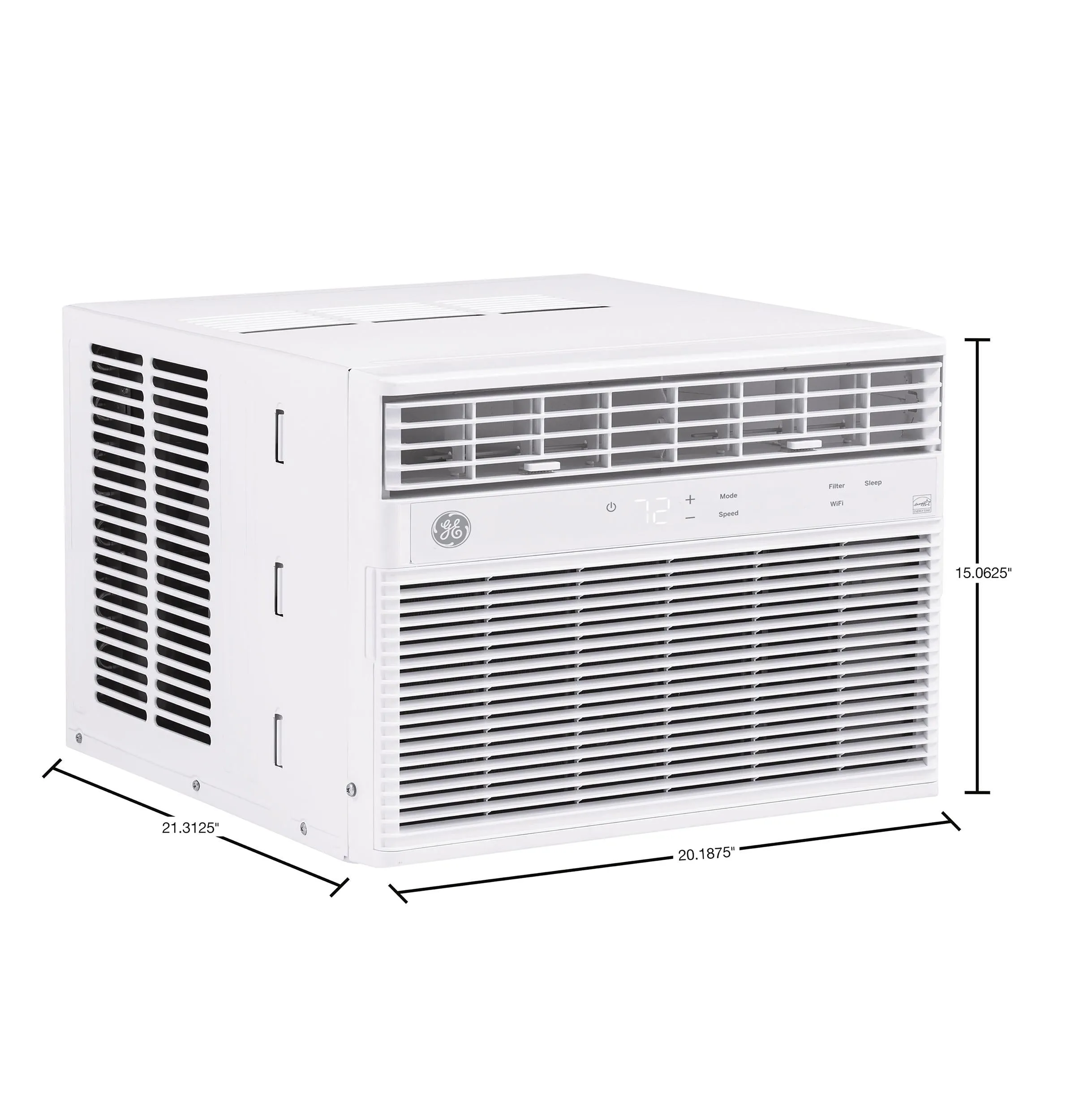 Ge Appliances AHEK14AC Ge Energy Star 14.000 Btu Smart Electronic Window Air Conditioner For Large Rooms Up To 700 Sq. Ft.
