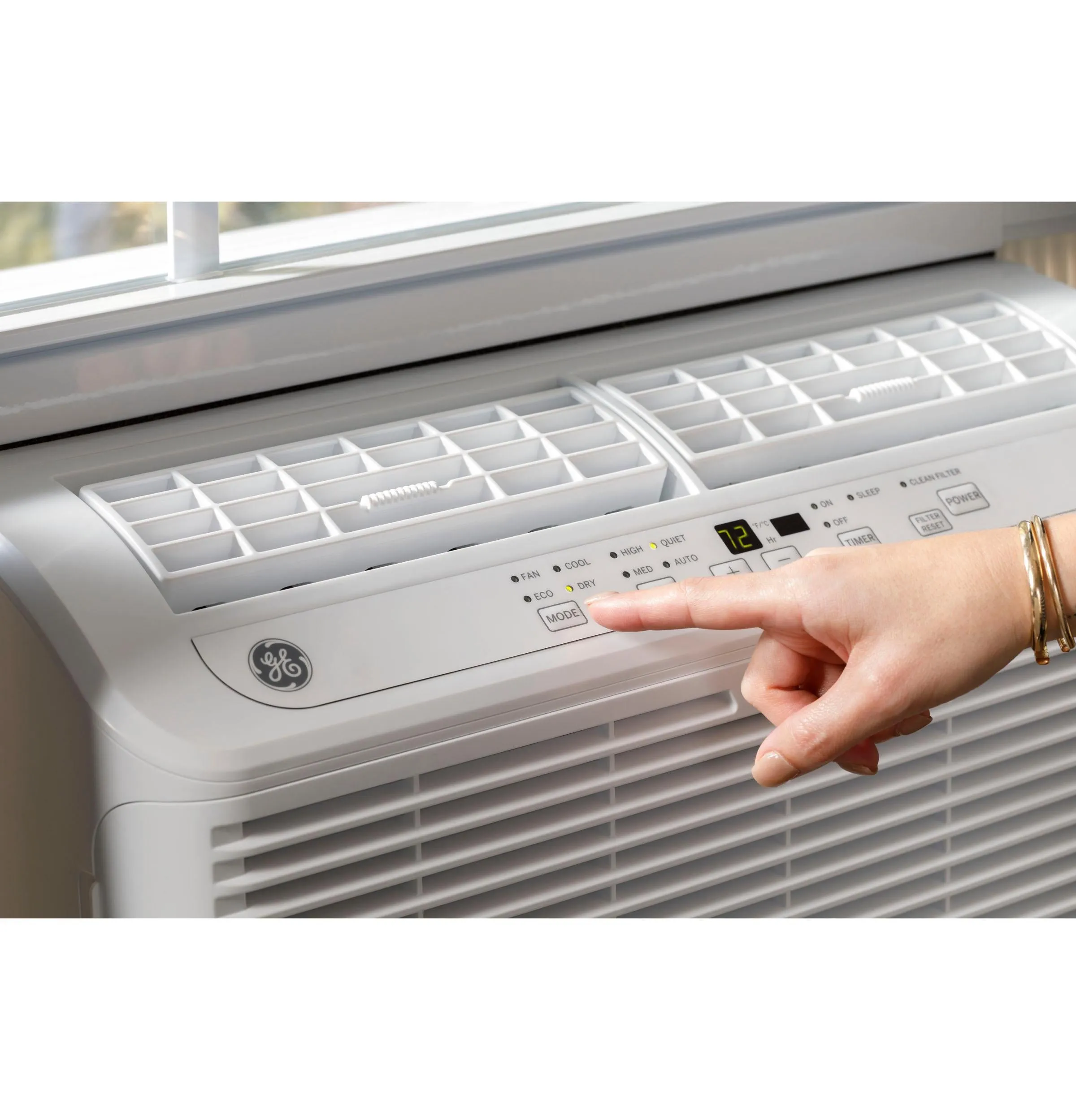 Ge Appliances AHEL06BB Ge 6.200 Btu Ultra Quiet Window Air Conditioner For Small Rooms Up To 250 Sq. Ft.