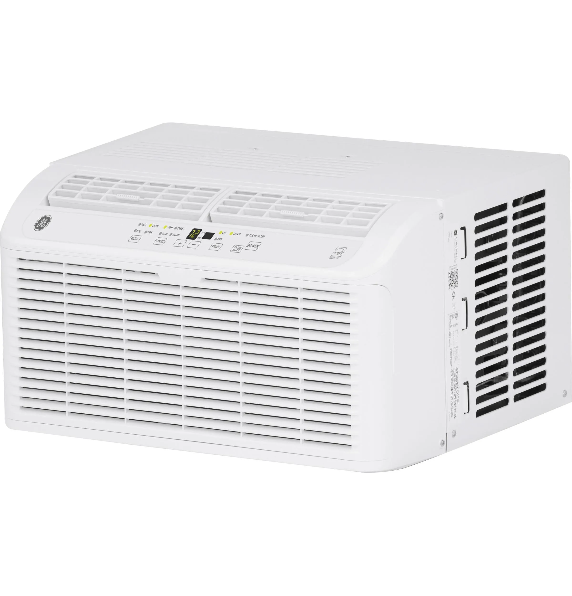 Ge Appliances AHEL08BB Ge 8.000 Btu Ultra Quiet Window Air Conditioner For Medium Rooms Up To 350 Sq. Ft.