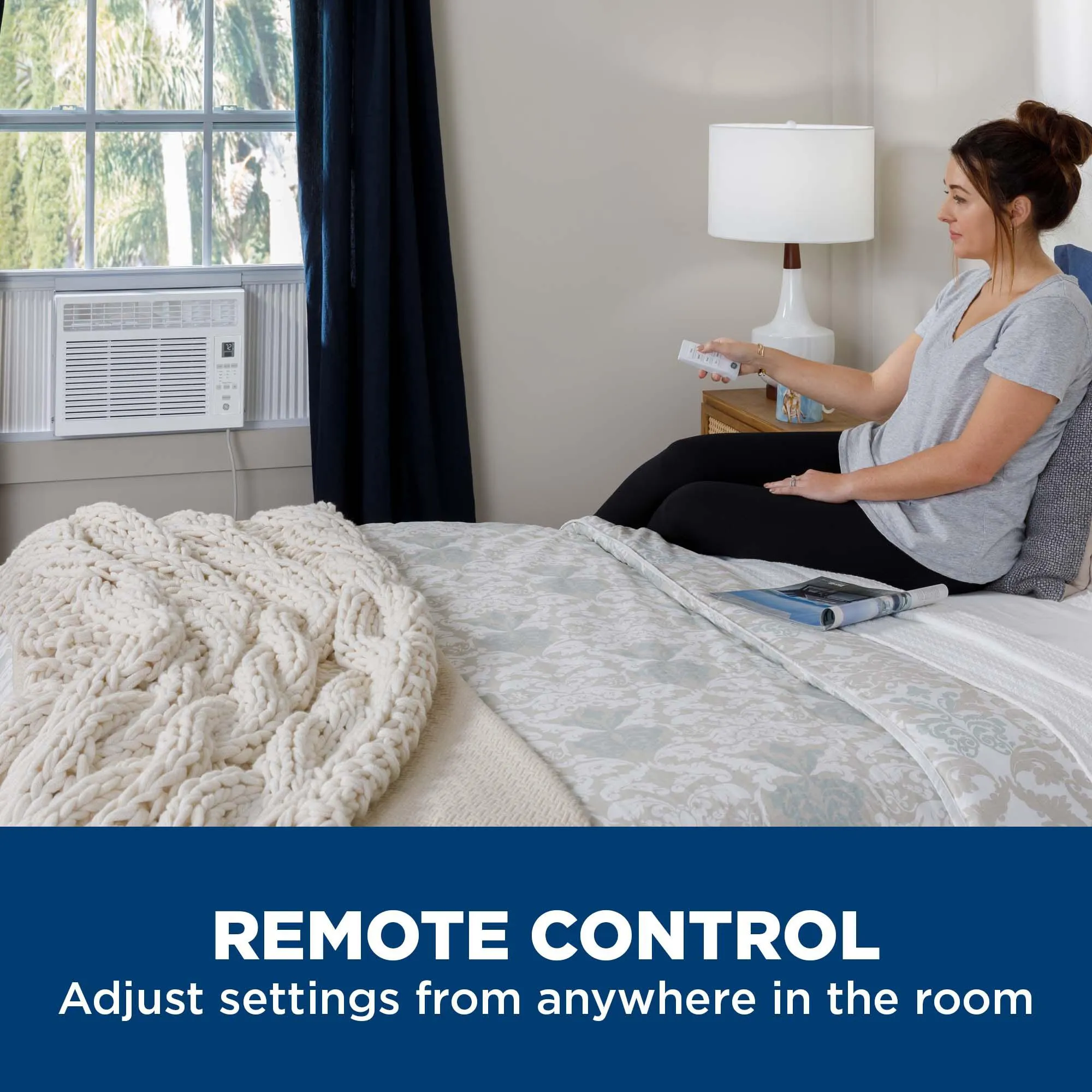 Ge Appliances AHSE06CA Ge 6.000 Btu Electronic Window Air Conditioner For Small Rooms Up To 250 Sq Ft.