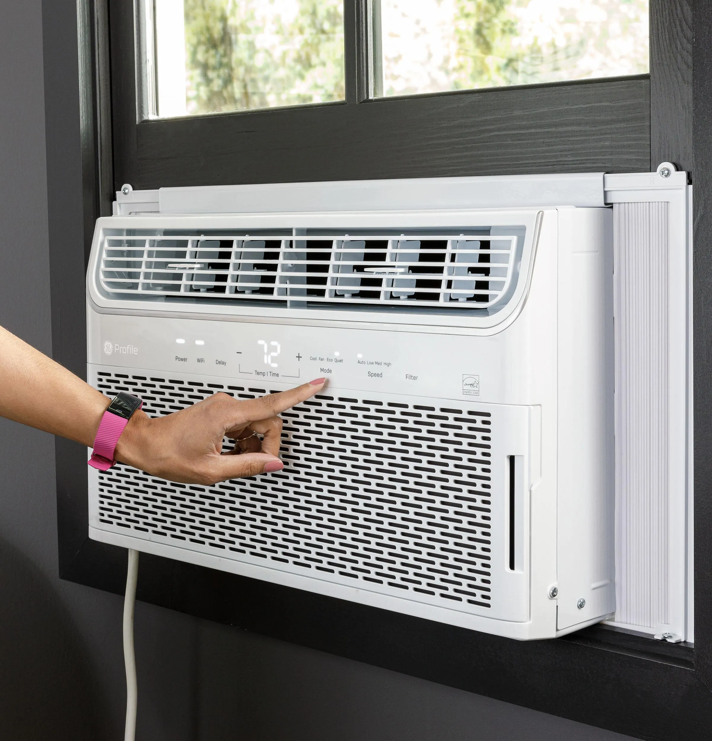 Ge Appliances AHTR10AC Ge Profile&#8482; Energy Star 10.000 Btu Inverter Smart Ultra Quiet Window Air Conditioner For Medium Rooms Up To 450 Sq. Ft.