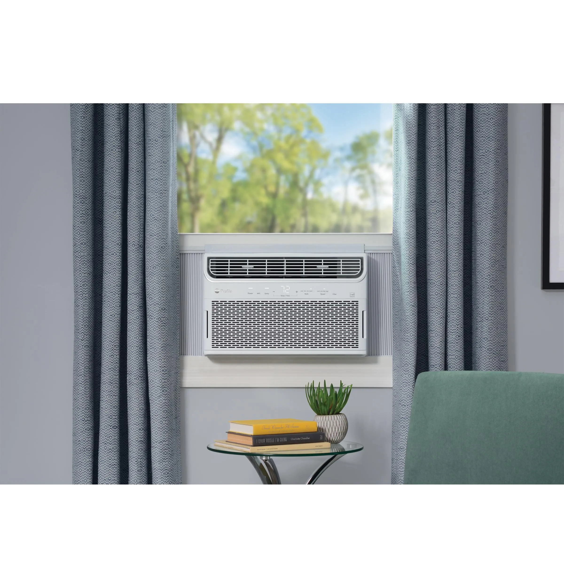 Ge Appliances AHTR12AC Ge Profile&#8482; Energy Star 12.000 Btu Inverter Smart Ultra Quiet Window Air Conditioner For Large Rooms Up To 550 Sq. Ft.