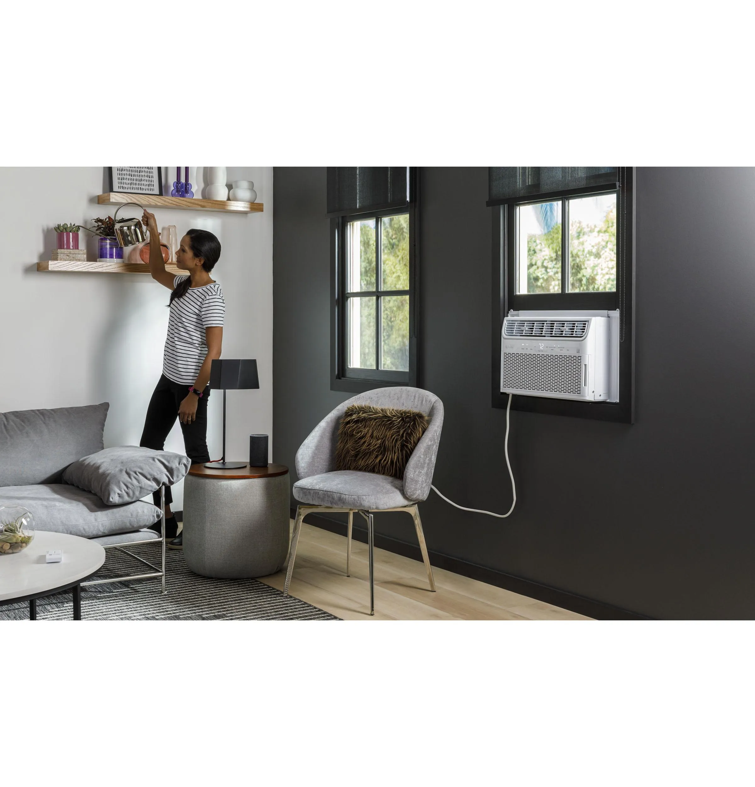 Ge Appliances AHTR12AC Ge Profile&#8482; Energy Star 12.000 Btu Inverter Smart Ultra Quiet Window Air Conditioner For Large Rooms Up To 550 Sq. Ft.