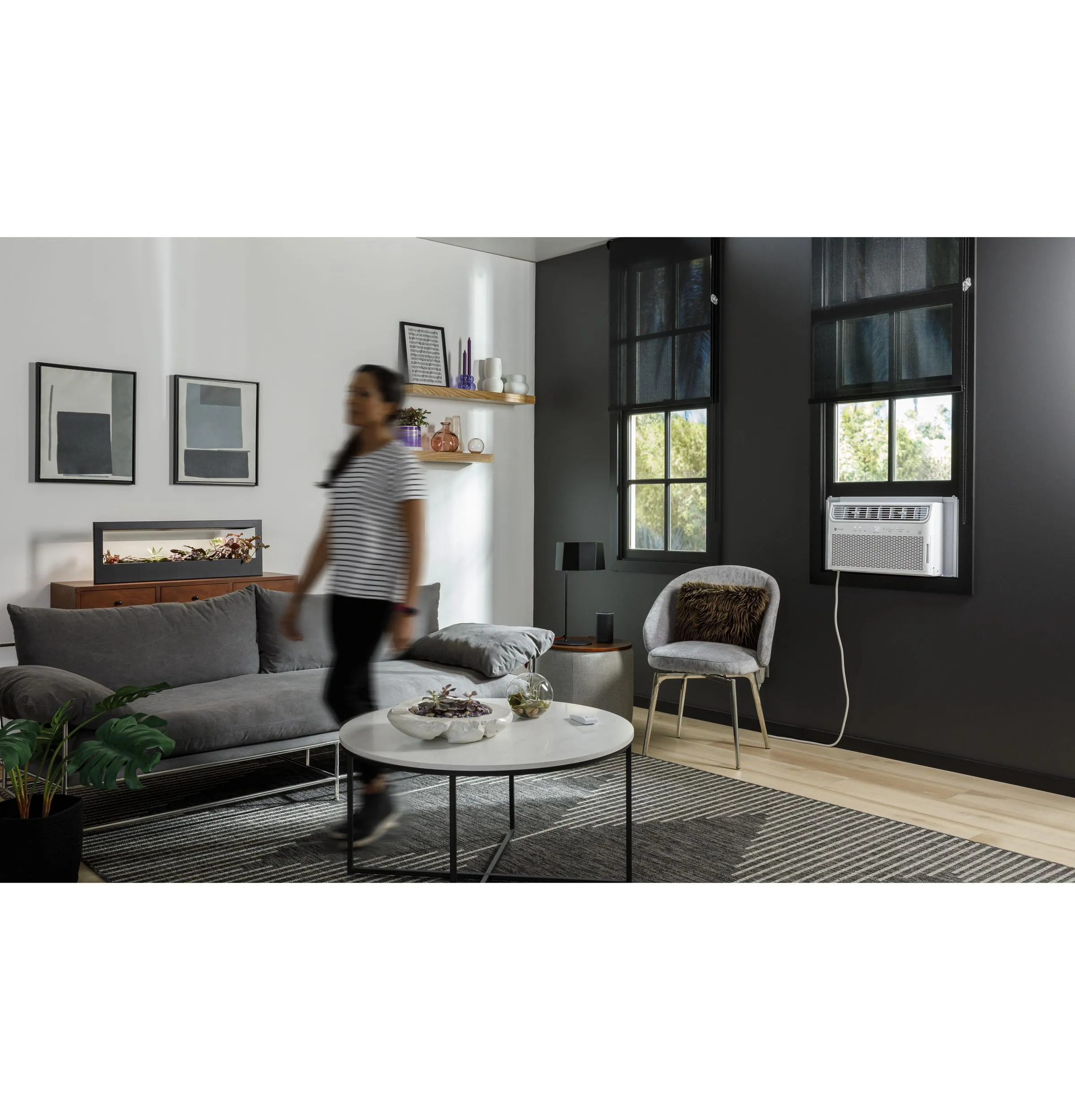 Ge Appliances AHTR12AC Ge Profile&#8482; Energy Star 12.000 Btu Inverter Smart Ultra Quiet Window Air Conditioner For Large Rooms Up To 550 Sq. Ft.