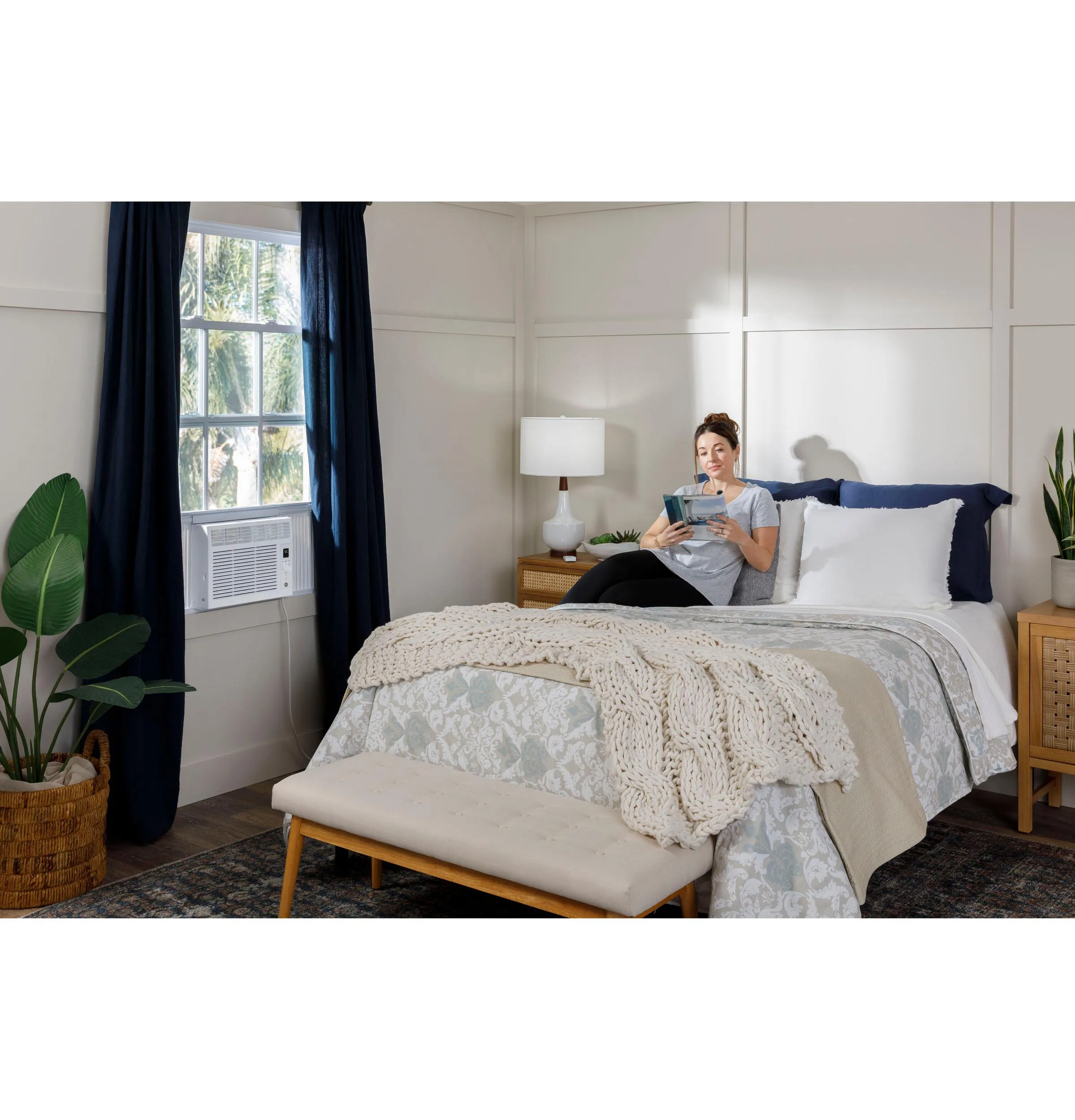 Ge Appliances AHW06LZ Ge 6.000 Btu Electronic Window Air Conditioner For Small Rooms Up To 250 Sq Ft.
