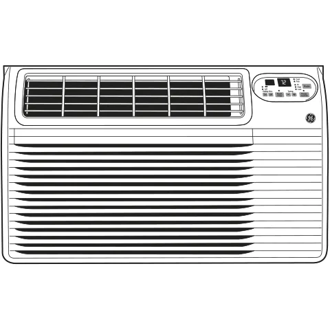 Ge Appliances AJCQ10ACF Ge Series 115 Volt Built-In Cool-Only Room Air Conditioner