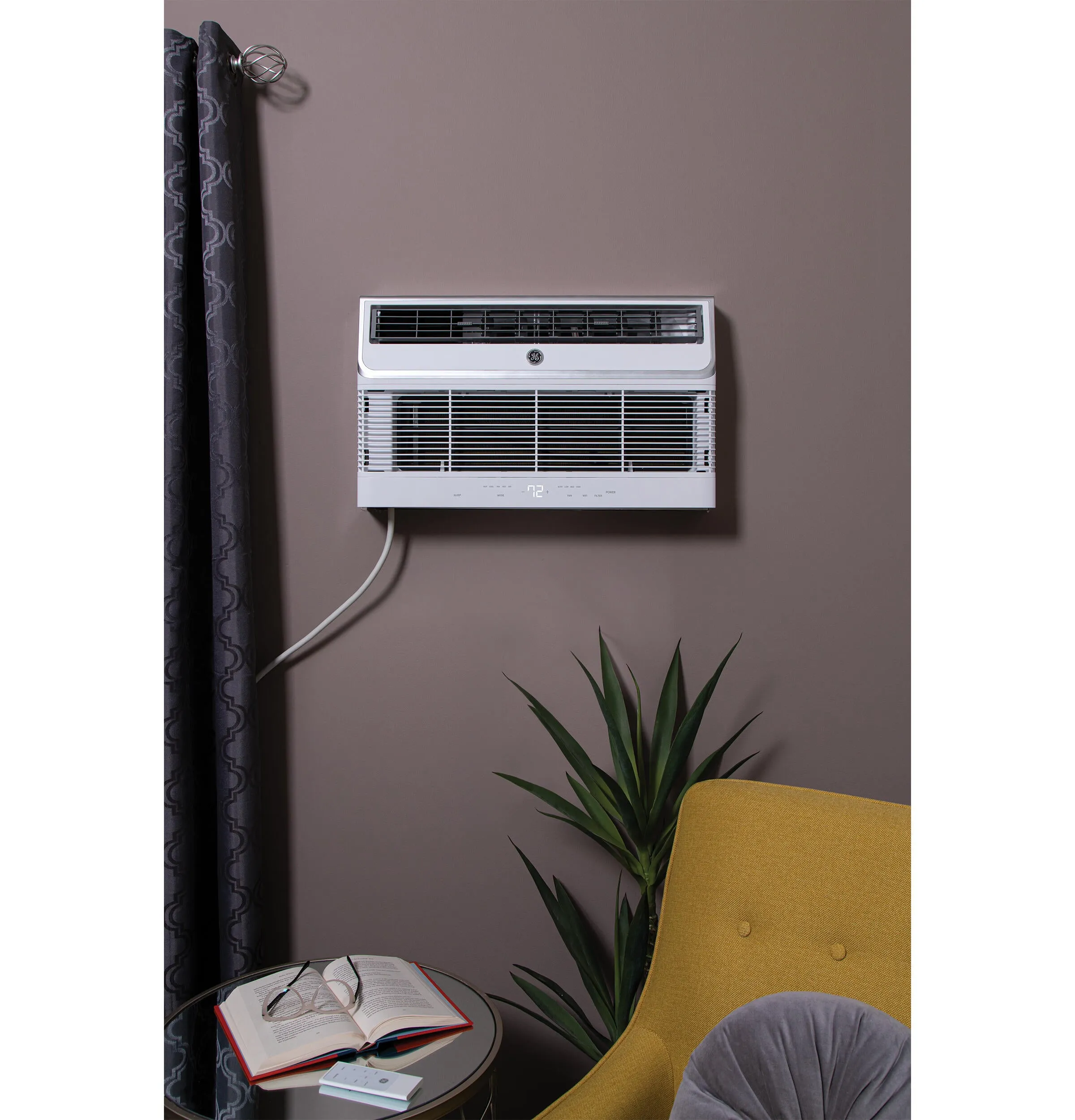 Ge Appliances AJEM12DWH Ge 230/208 Volt Built-In Heat/Cool Room Air Conditioner