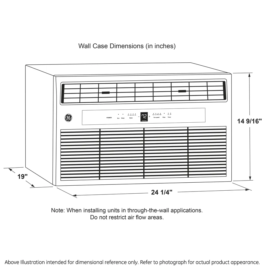 Ge Appliances AKCQ08ACJ Ge Built In Air Conditioner