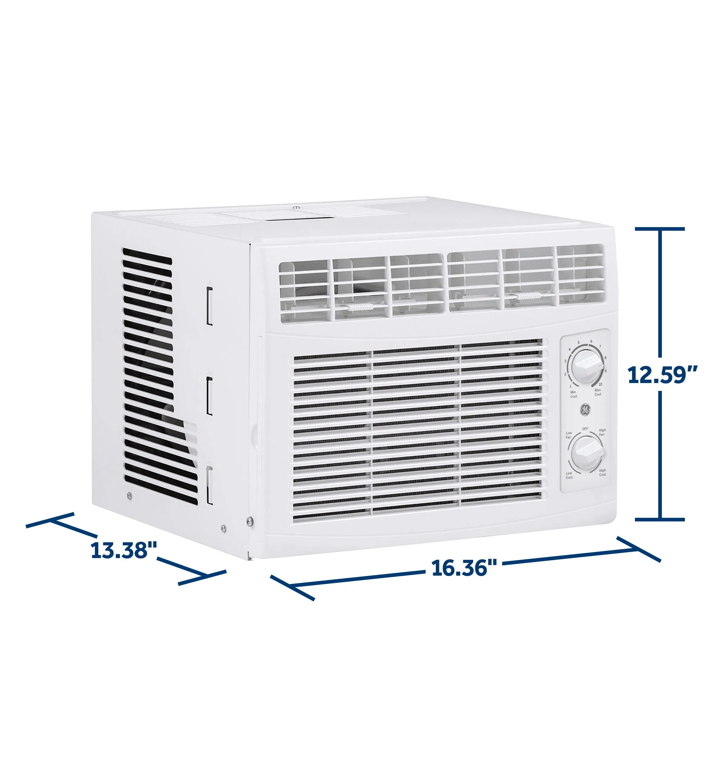 Ge Appliances AWAS05BWF Ge 5.000 Btu Mechanical Window Air Conditioner For Small Rooms Up To 150 Sq Ft.