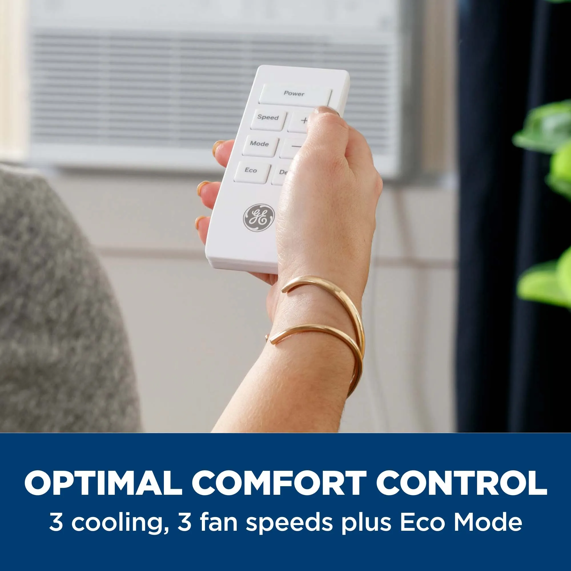 Ge Appliances AWCS12WWF Ge 12.000 Btu Smart Electronic Window Air Conditioner For Large Rooms Up To 550 Sq. Ft.