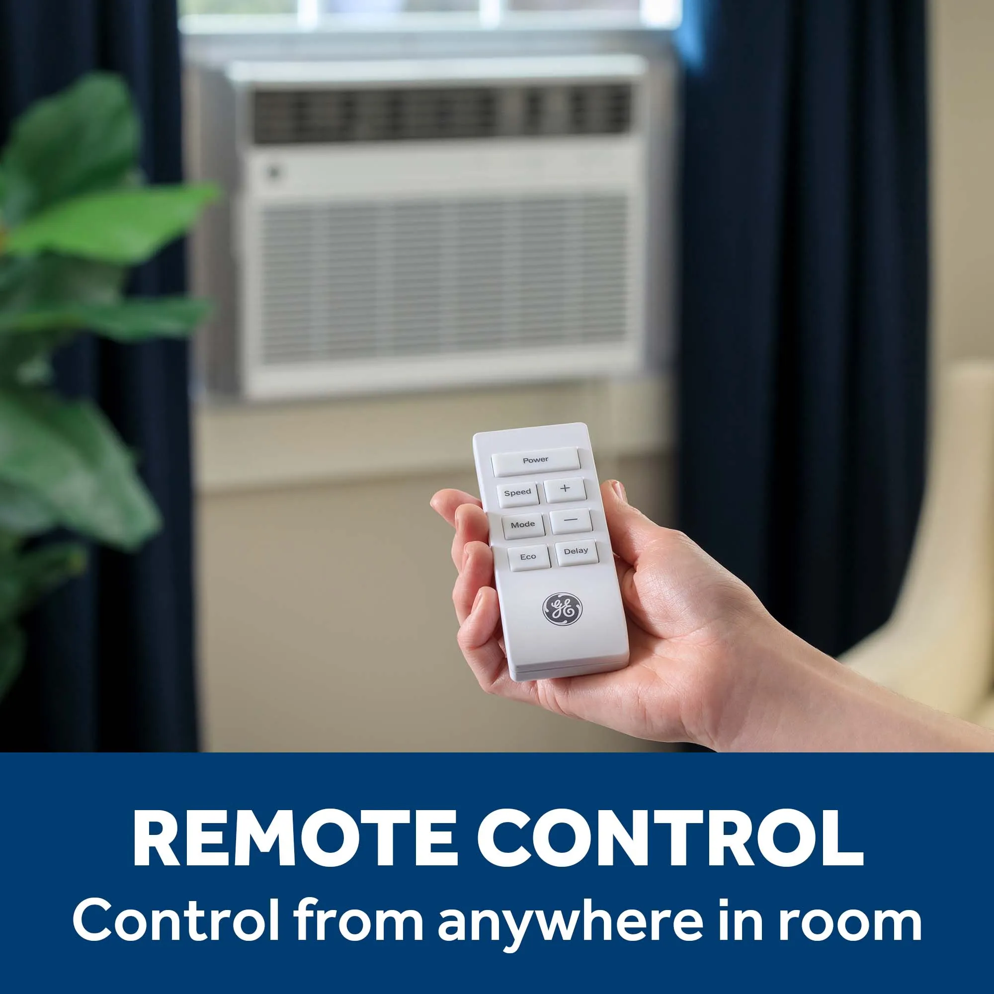 Ge Appliances AWGH24WWF Ge 24.000 Btu Smart Heat/Cool Electronic Window Air Conditioner For Extra-Large Rooms Up To 1.500 Sq. Ft.
