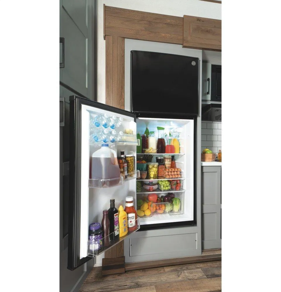 Ge Appliances GPV10FGNBB Ge 9.8 Cu. Ft. 12 Volt Dc Power Top-Freezer Refrigerator