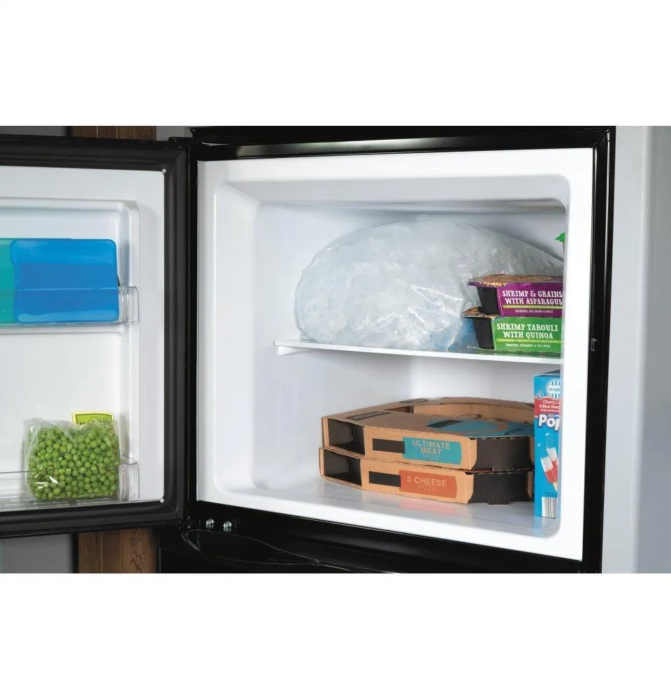 Ge Appliances GPV10FGNBB Ge 9.8 Cu. Ft. 12 Volt Dc Power Top-Freezer Refrigerator