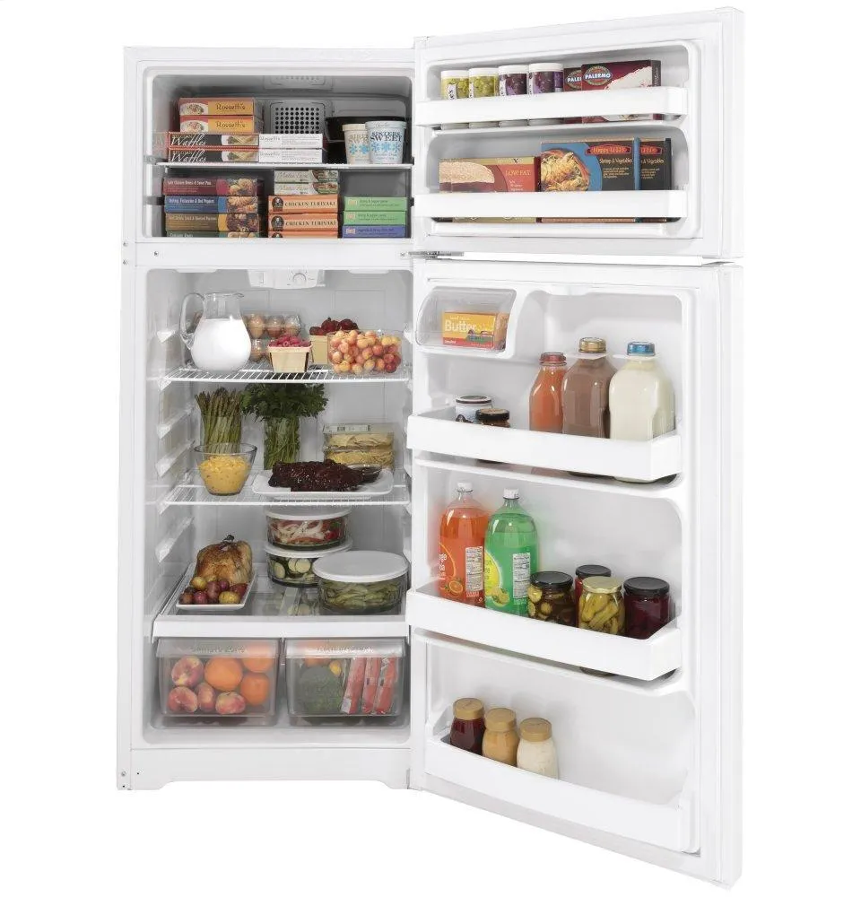 Ge Appliances GTS18DTNRWW Ge 17.5 Cu. Ft. Top-Freezer Refrigerator