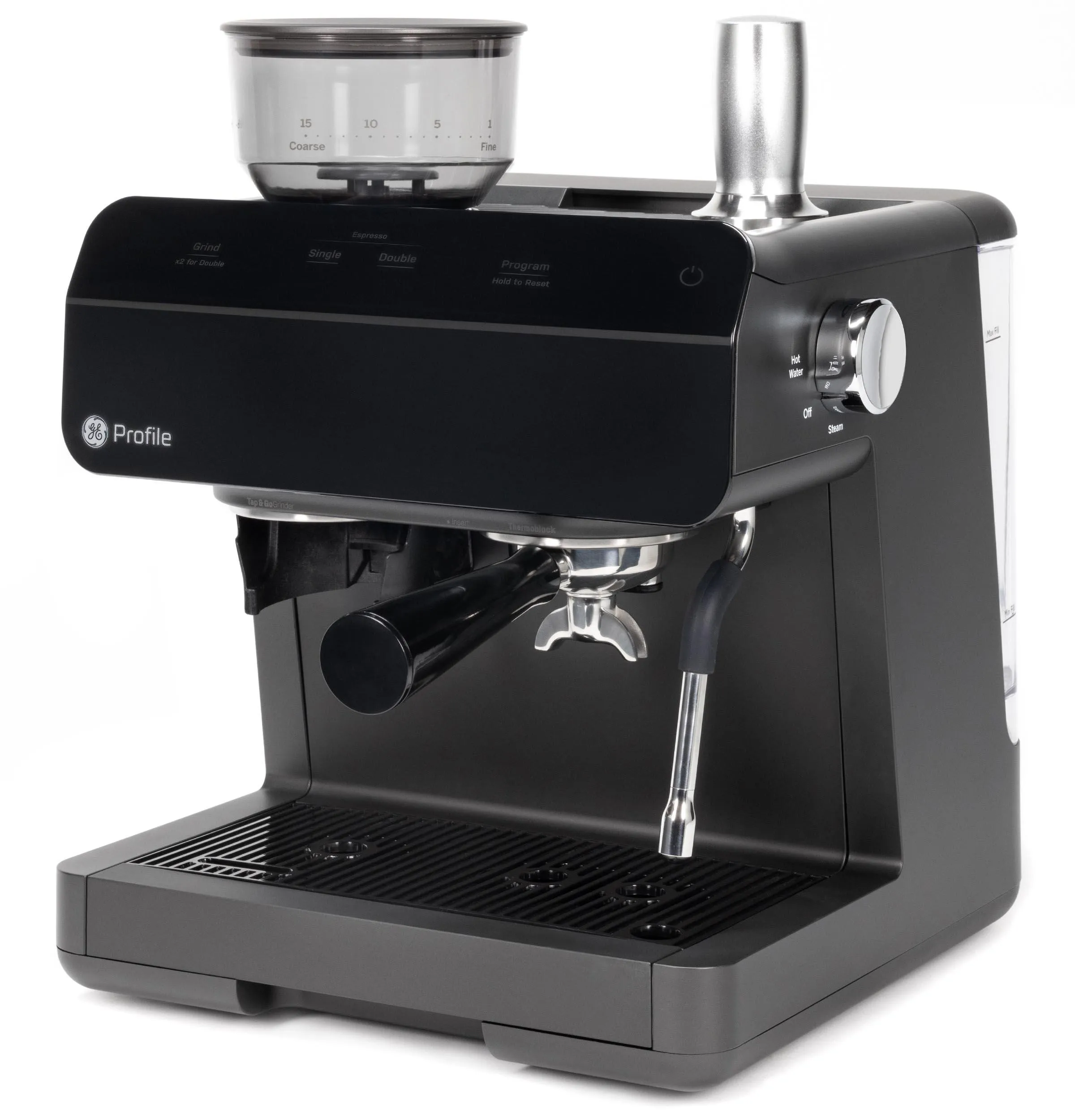 Ge Appliances P7CESAS6RBB Ge Profile&#8482; Semi Automatic Espresso Machine   Frother