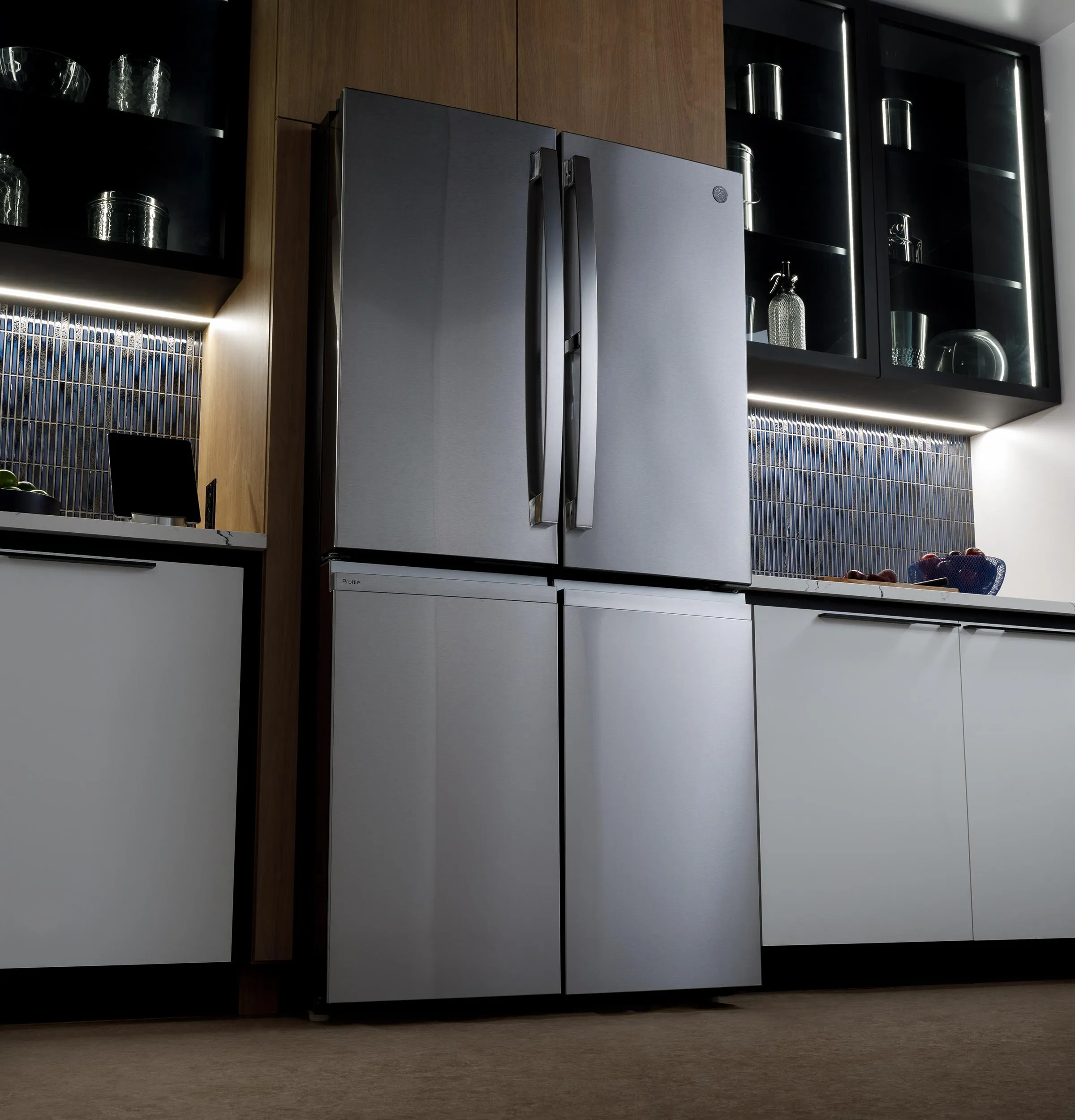 Ge Appliances PAD28BYTFS Ge Profile&#8482; Series Energy Star 28.4 Cu. Ft. Quad-Door Refrigerator With Dual-Dispense Autofill Pitcher