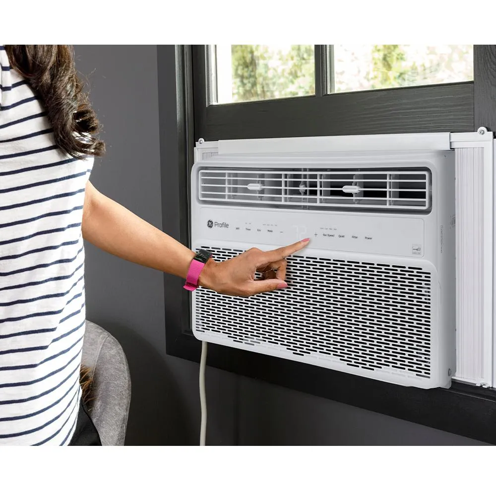 Ge Appliances PWDV14WWF Ge Profile&#8482; Energy Star 14.000 Btu Inverter Smart Ultra Quiet Window Air Conditioner For Large Rooms Up To 700 Sq. Ft.