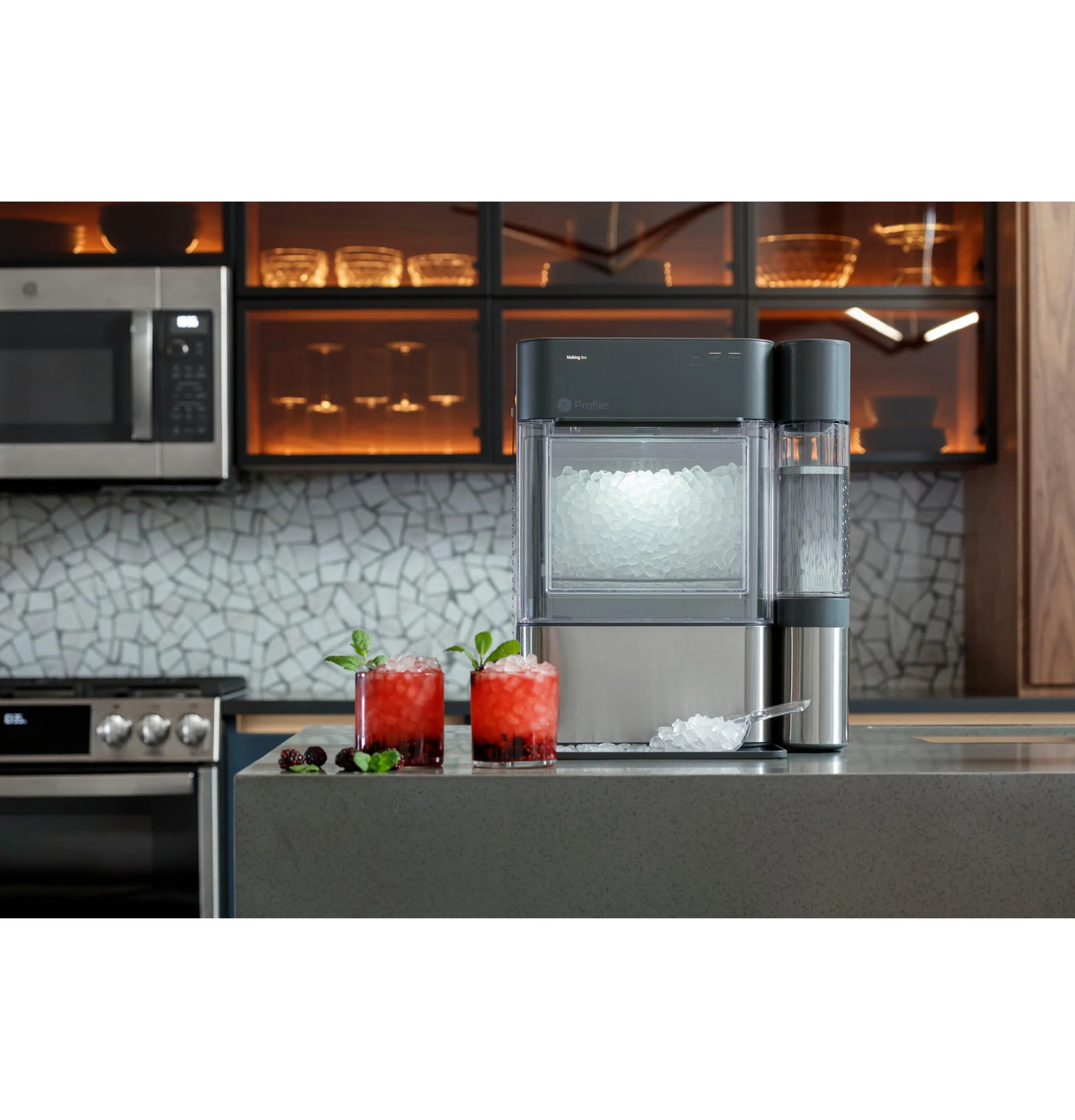 Ge Appliances XPIO13SCSS Ge Profile&#8482; Opal&#8482; 2.0 Nugget Ice Maker With Side Tank