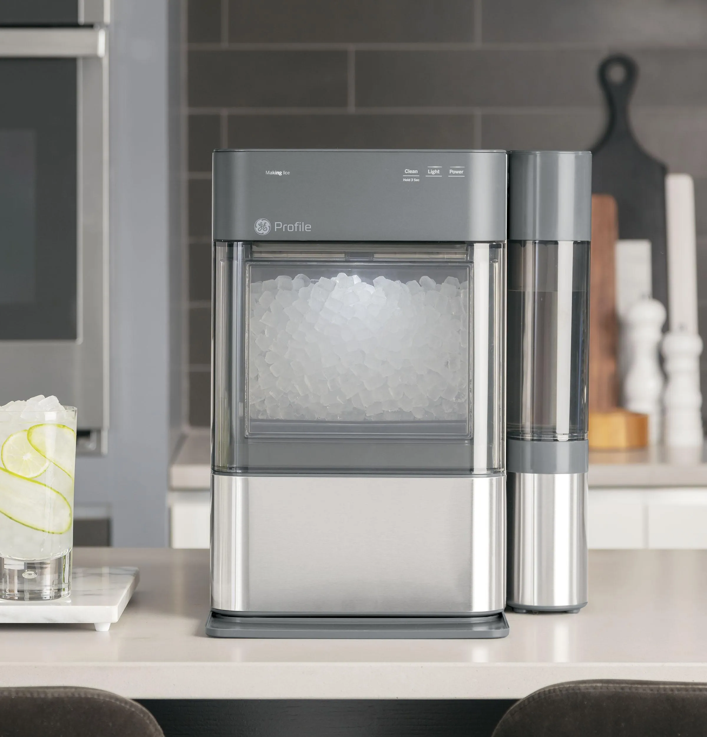 Ge Appliances XPIO13SCSS Ge Profile&#8482; Opal&#8482; 2.0 Nugget Ice Maker With Side Tank
