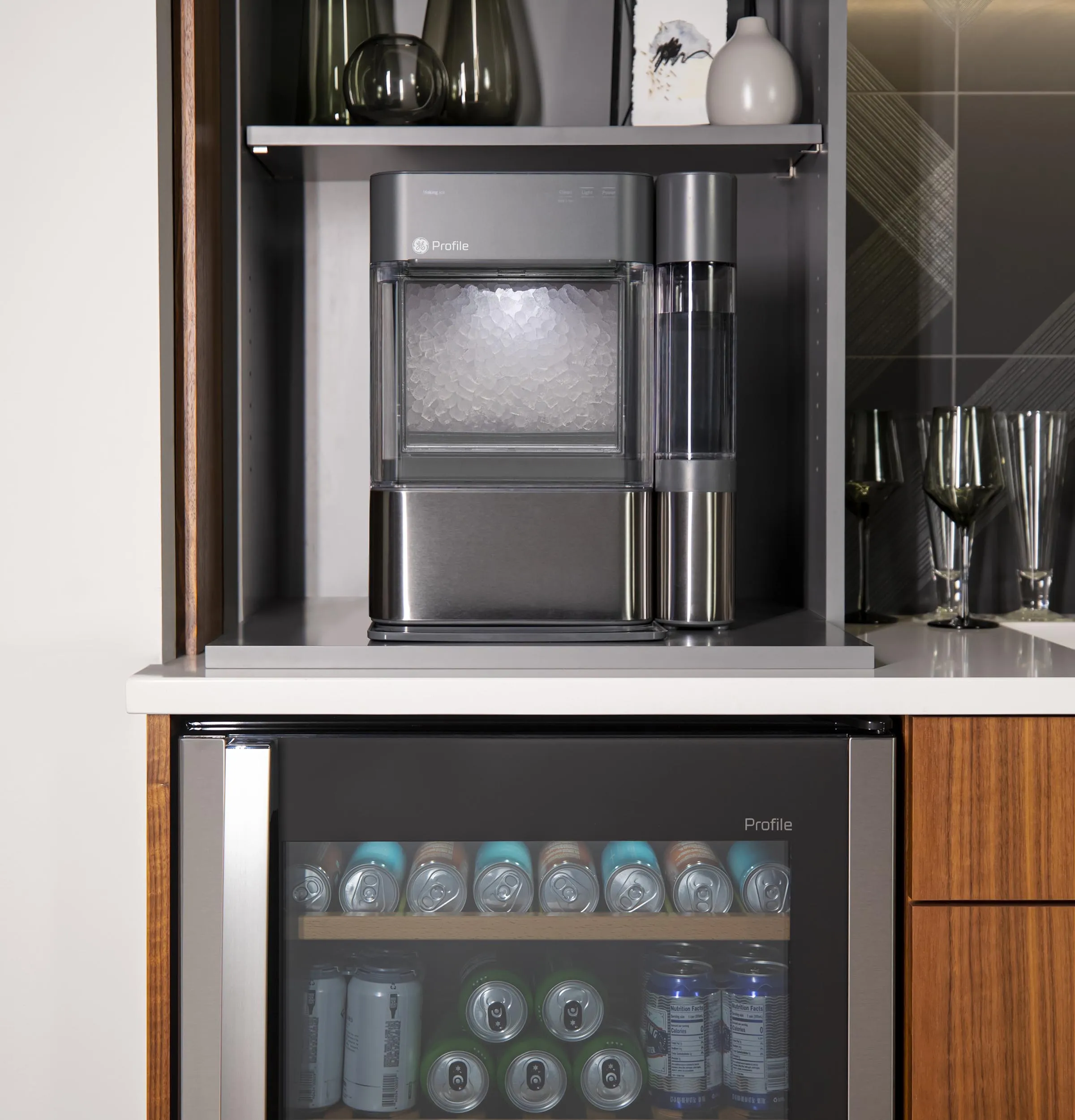 Ge Appliances XPIO13SCSS Ge Profile&#8482; Opal&#8482; 2.0 Nugget Ice Maker With Side Tank