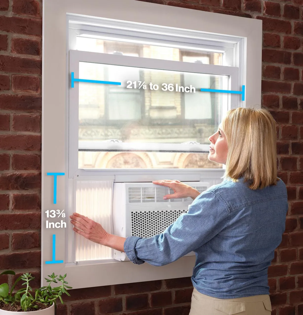 Haier QHEC05AC Haier 5.000 Btu Mechanical Window Air Conditioner For Small Rooms Up To 150 Sq Ft.