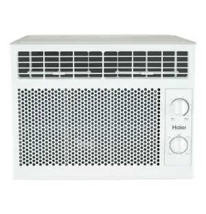 Haier QHEC05AC Haier 5.000 Btu Mechanical Window Air Conditioner For Small Rooms Up To 150 Sq Ft.