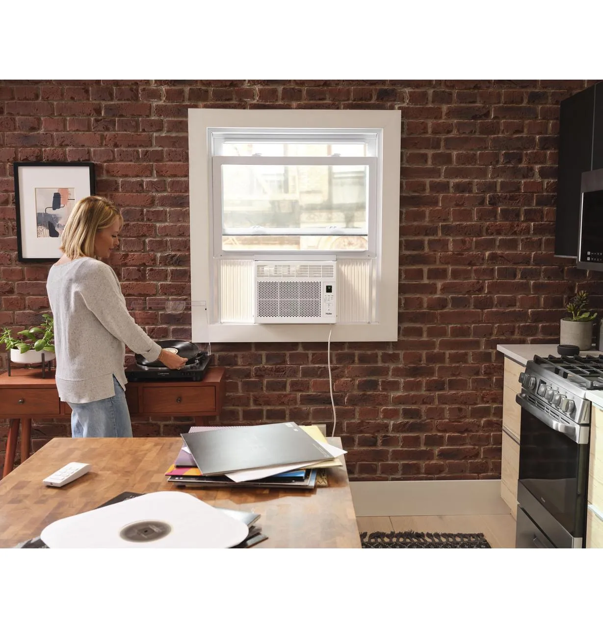 Haier QHEE06AC Haier 6.000 Btu Electronic Window Air Conditioner For Small Rooms Up To 250 Sq Ft.
