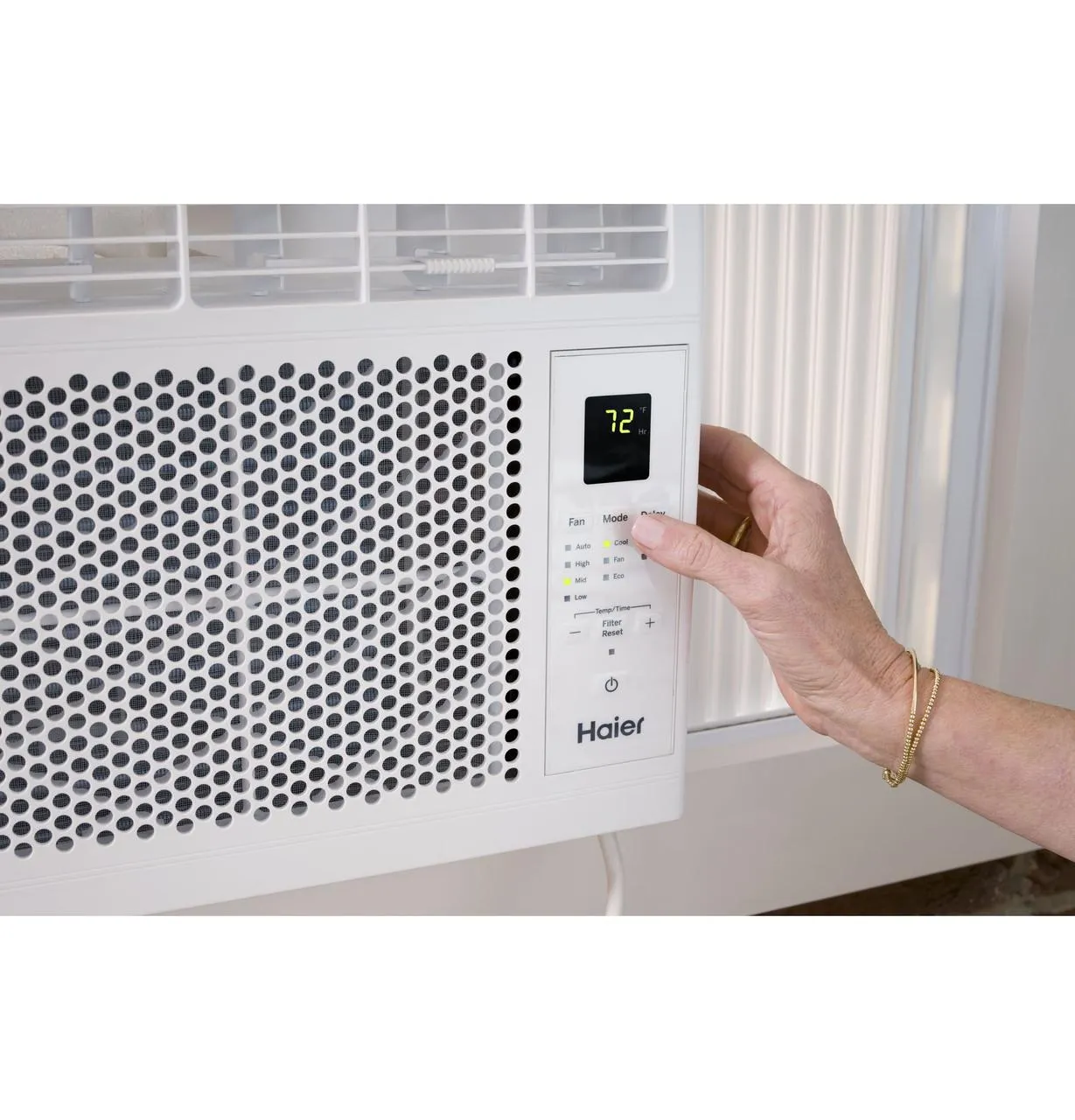 Haier QHEE06AC Haier 6.000 Btu Electronic Window Air Conditioner For Small Rooms Up To 250 Sq Ft.