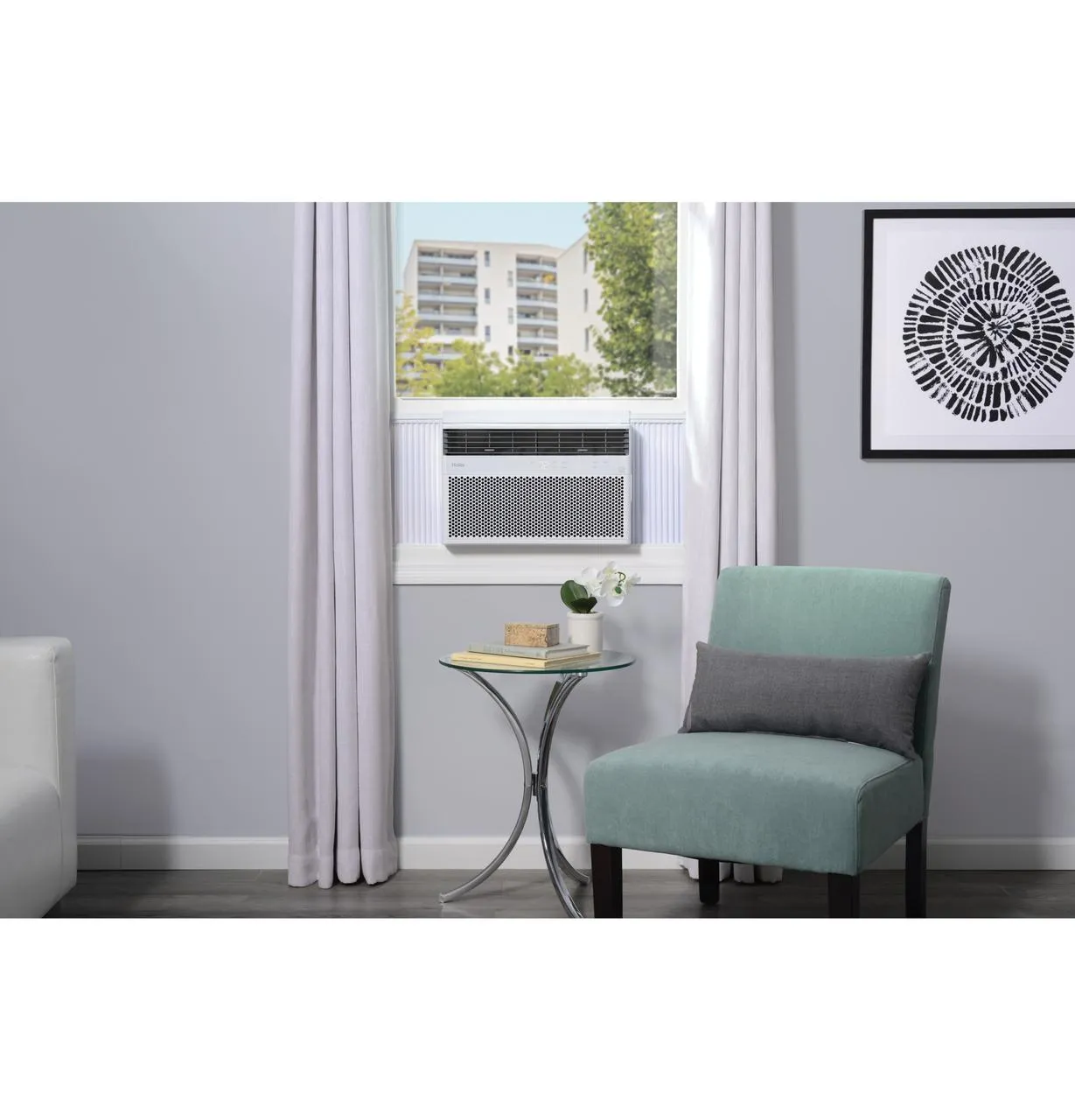 Haier QHEK08AC Haier 8.000 Btu Smart Electronic Window Air Conditioner For Medium Rooms Up To 350 Sq. Ft.