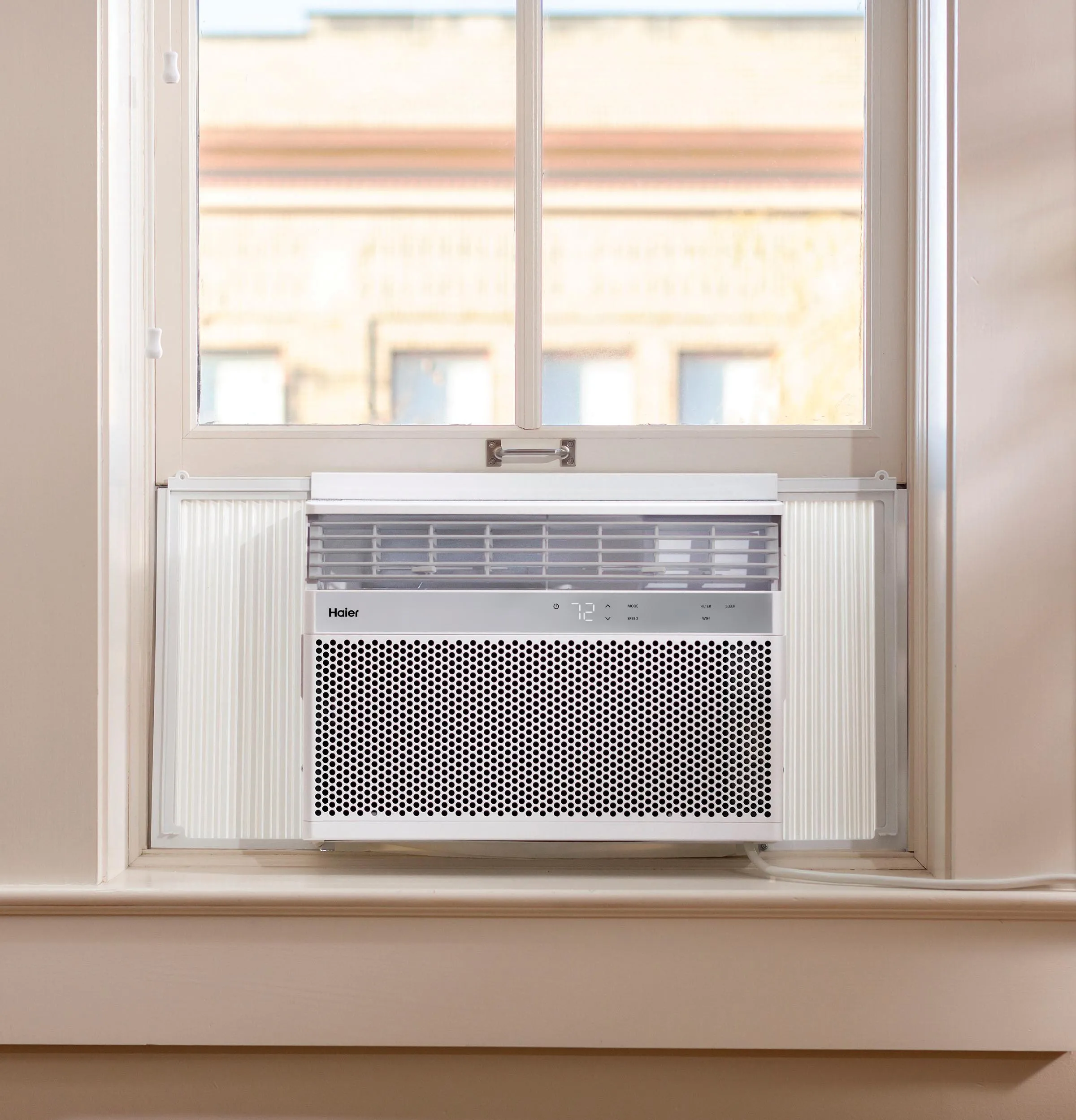 Haier QHNG08AA Haier 8.000 Btu Smart Electronic Window Air Conditioner For Medium Rooms Up To 350 Sq. Ft.
