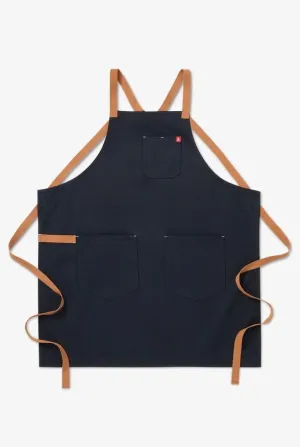 Hedley & Bennett All Day Crossback Apron - Navy