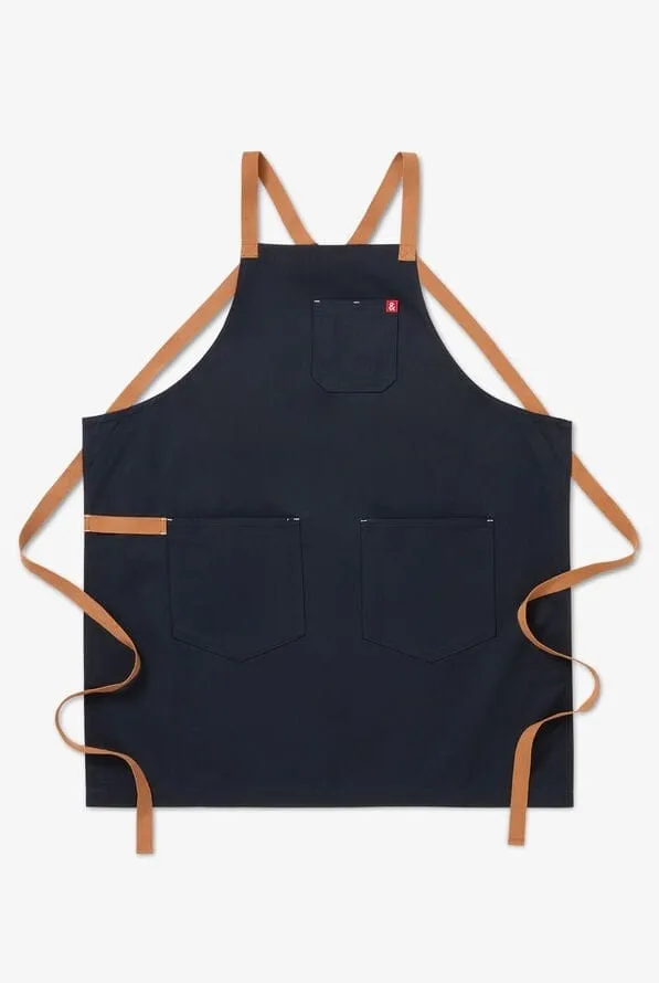 Hedley & Bennett All Day Crossback Apron - Navy