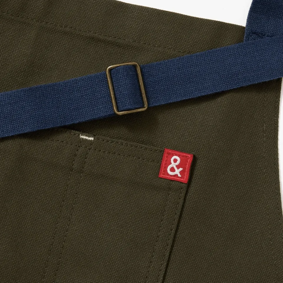 Hedley & Bennett Essential Canvas Apron - Olive