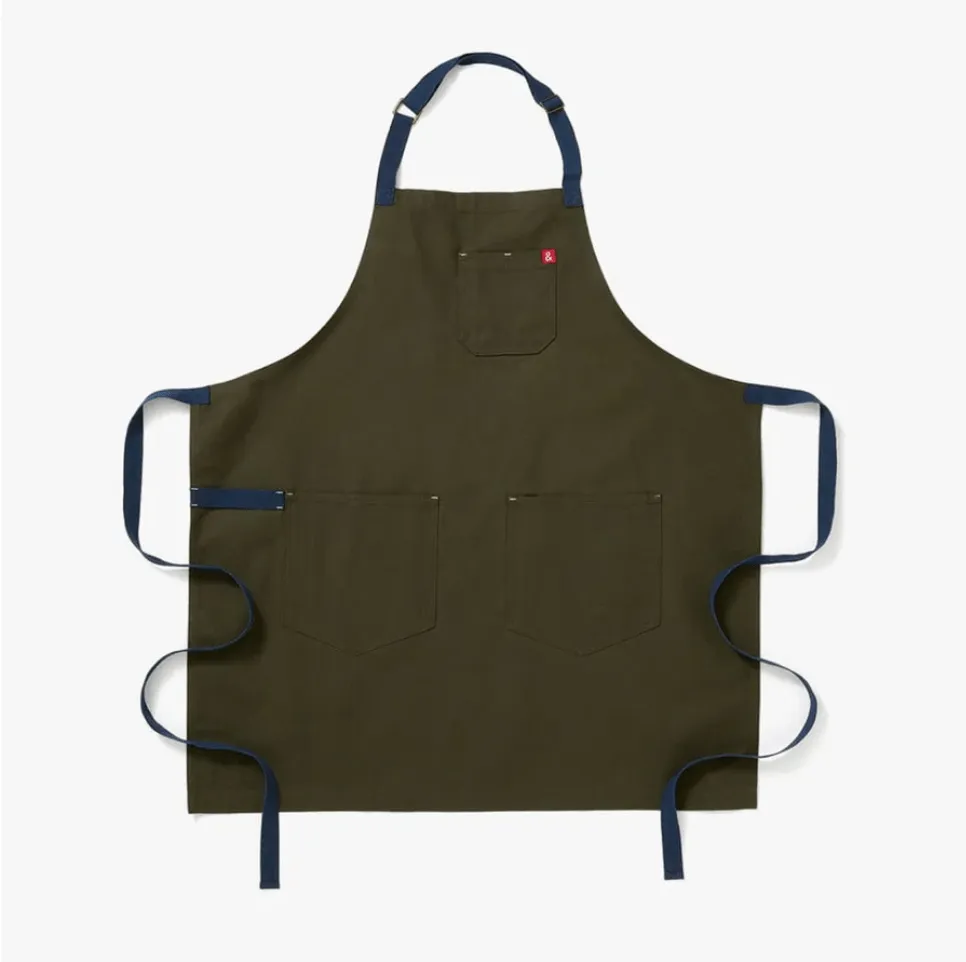 Hedley & Bennett Essential Canvas Apron - Olive