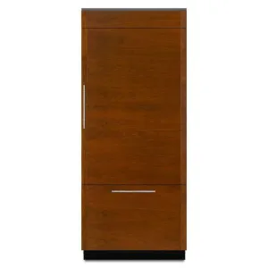 Jennair JB36NXFXRW White Trim/Panel Ready Jenn-Air Integrated Built-In Bottom-Freezer Refrigerator. 36
