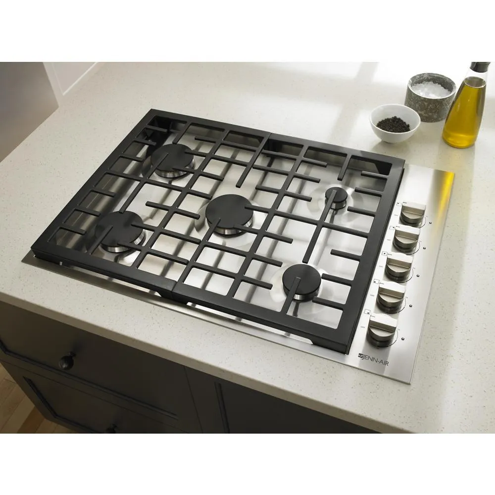 Jennair JGC7530BP Pro-Style 30 5-Burner Gas Cooktop