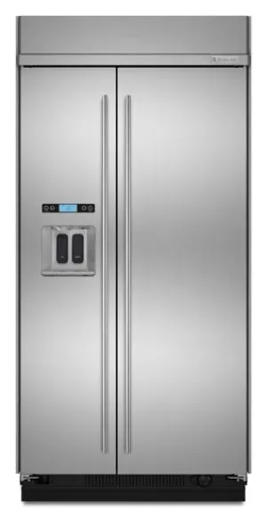 Jennair JS48SEDUDB 48 Euro-Style Stainless Steel Built-In Refrigerator With Dispenser