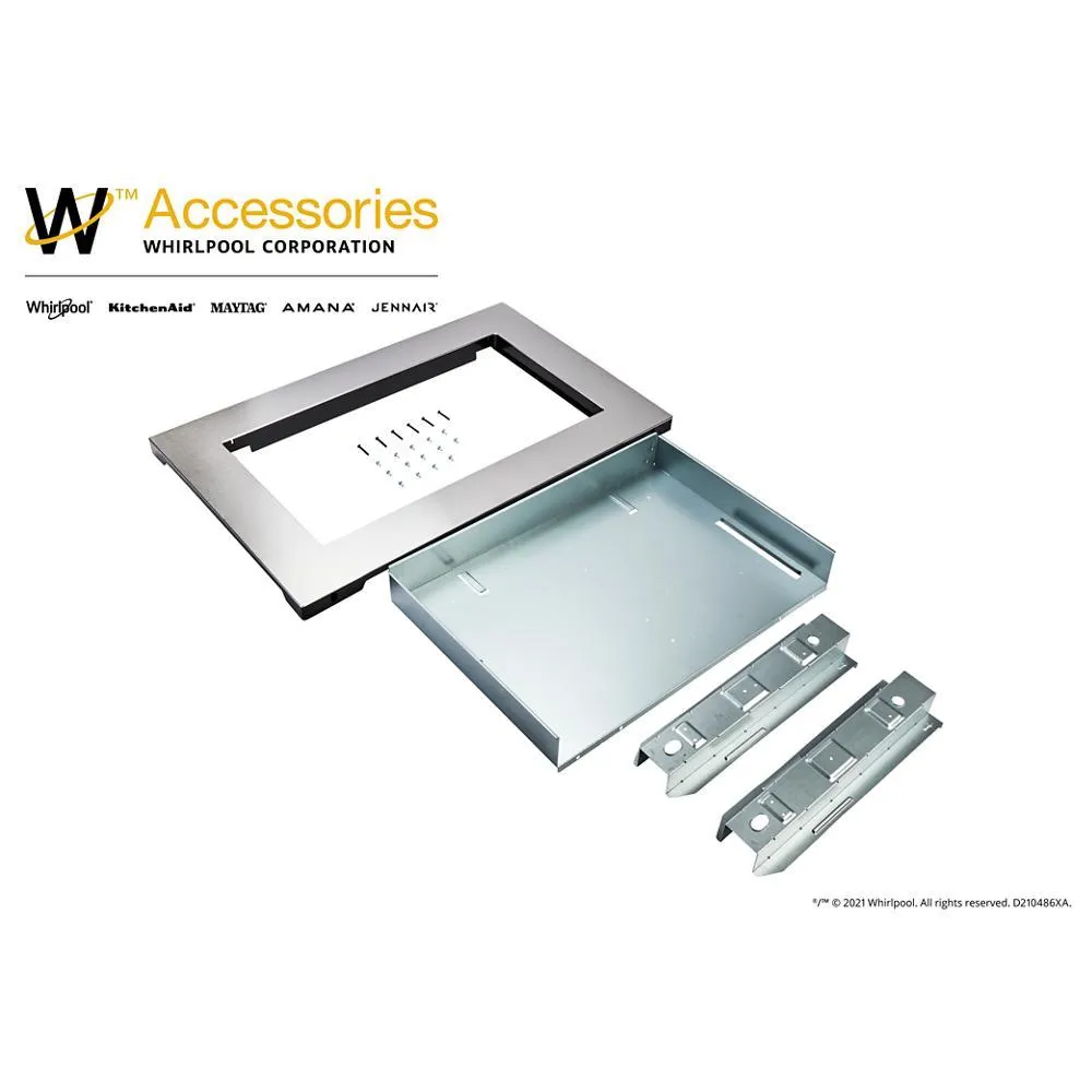 Jennair MK2160AZ Over-The-Range Microwave Trim Kit. Anti-Fingerprint Stainless Steel