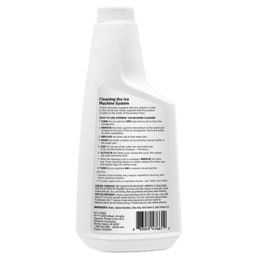 Jennair W11179302 Affresh Ice Machine Cleaner