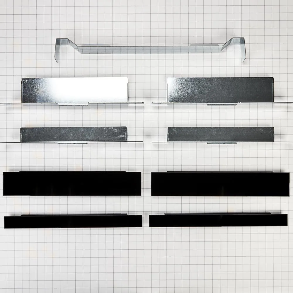 Jennair W11290015 Built-In Oven/Microwave/Coffee Machine Side Trim Cover Kit. Black/Noir