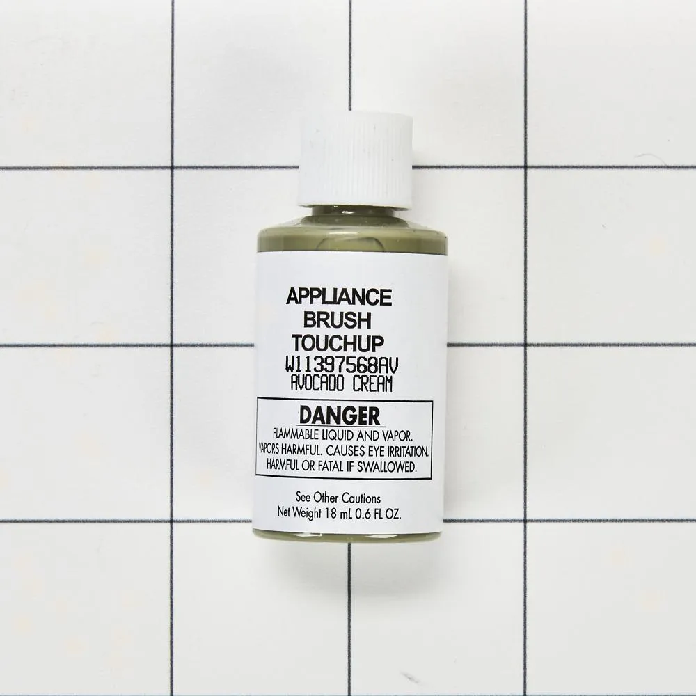 Jennair W11397568AV Appliance Touchup Paint Bottle. Avocado Creme