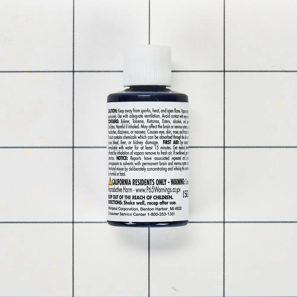 Jennair W11397568IB Appliance Touchup Paint Bottle. Ink Blue