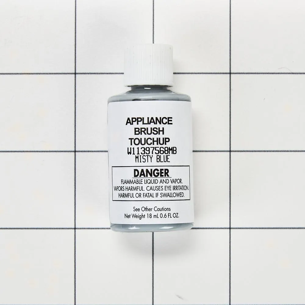 Jennair W11397568MB Appliance Touchup Paint Bottle. Misty Blue