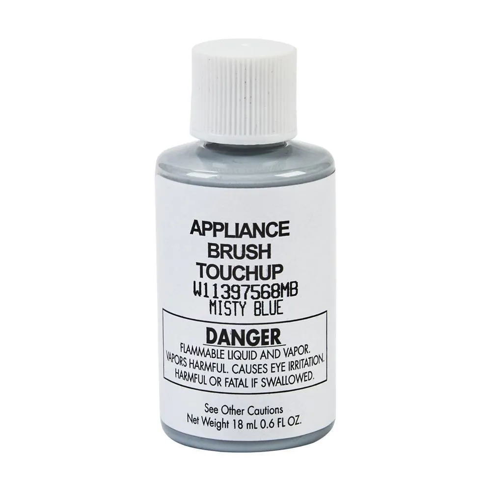 Jennair W11397568MB Appliance Touchup Paint Bottle. Misty Blue