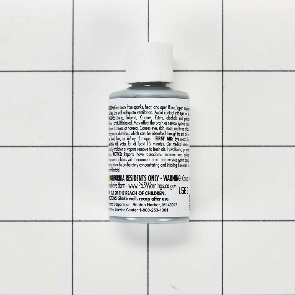 Jennair W11397568MB Appliance Touchup Paint Bottle. Misty Blue