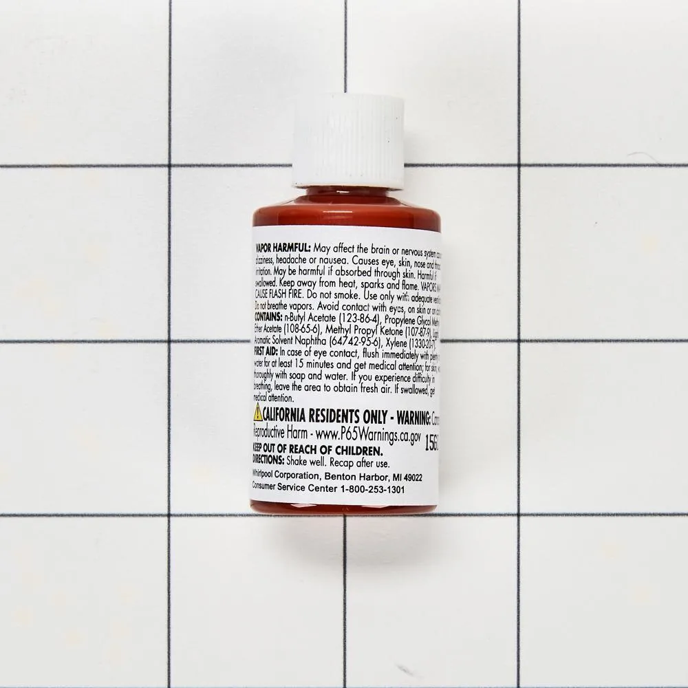 Jennair W11397568SC Appliance Touchup Paint Bottle. Scorched Orange