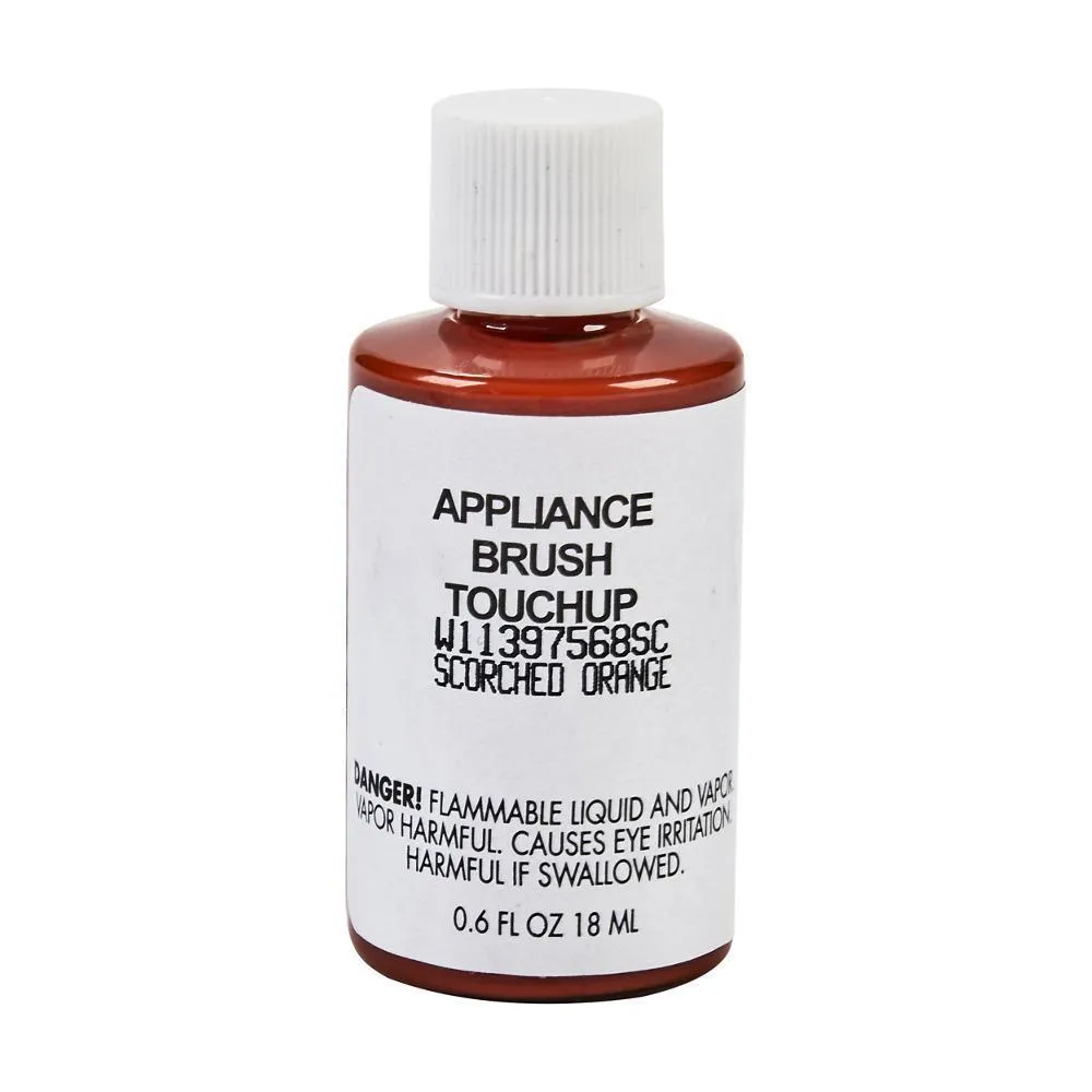 Jennair W11397568SC Appliance Touchup Paint Bottle. Scorched Orange