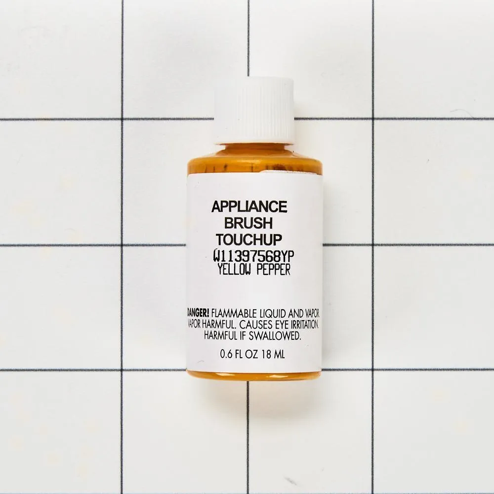 Jennair W11397568YP Appliance Touchup Paint Bottle. Yellow Pepper
