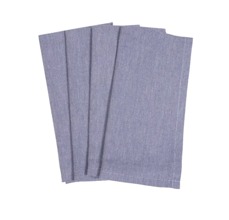 KAF Chambray Napkin - Navy Set of 4