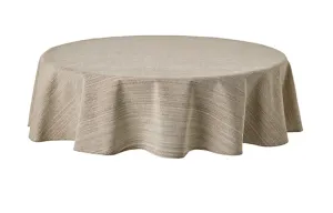 KAF Chambray Tablecloth - Flax Round 70